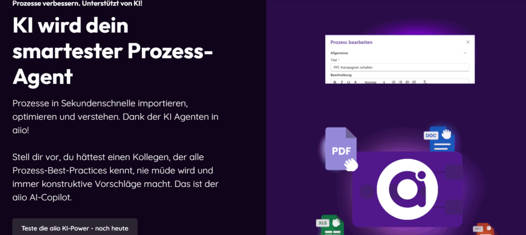 Mit aiio Prozesse schnell importieren
