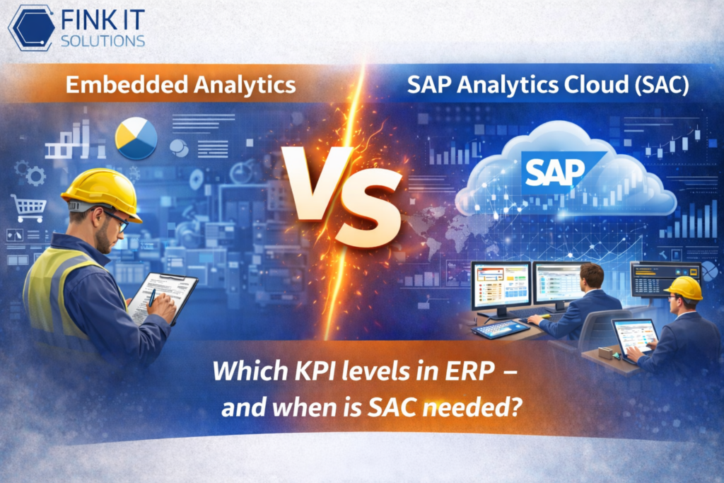 Embedded analytics or sap analytics cloud decorative article picture